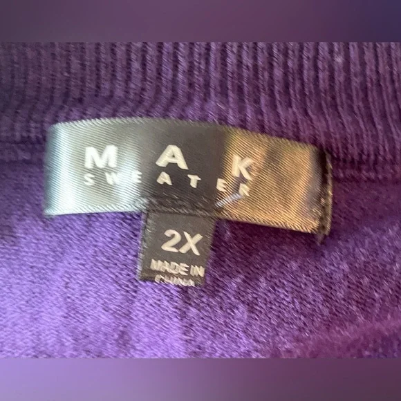 Purple Button-Up Cardigan - Picture 6 of 6